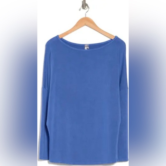Go Couture Sweaters - Go Couture Boatneck Dolman Sweater In Blue Size Medium NWOT